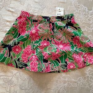 GIRL’S LILLY PULITZER FLOWER SKIRT SIZE 4 NEW WITH TAGS